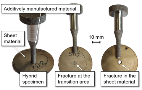 Investigations on the joint strength of hybrid parts